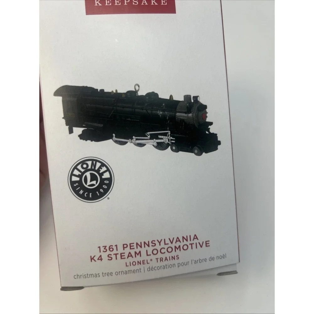 NEW Hallmark Keepsake Lionel Train 1361 Pennsylvania K4 Locomotive Tender Caboos